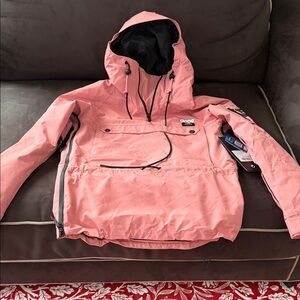 DOPE Coral Hooded Anorak